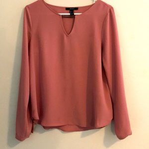 Nude to pink color blouse